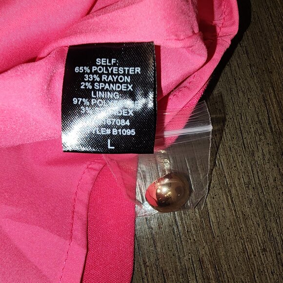 Tuckernuck Pomander Place Cerise Pink Samantha Mini Dress NWT Large - Picture 4 of 9